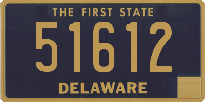 DE license plate 51612