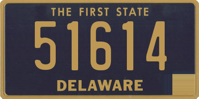 DE license plate 51614