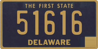 DE license plate 51616