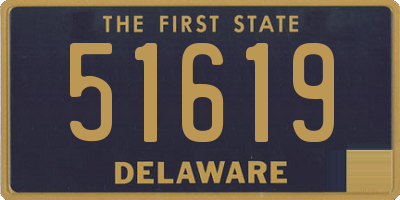 DE license plate 51619