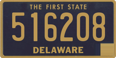 DE license plate 516208