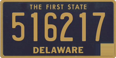 DE license plate 516217