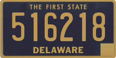 DE license plate 516218