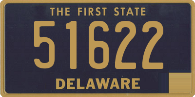 DE license plate 51622