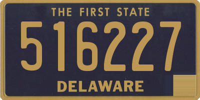 DE license plate 516227