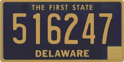 DE license plate 516247