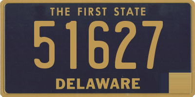 DE license plate 51627