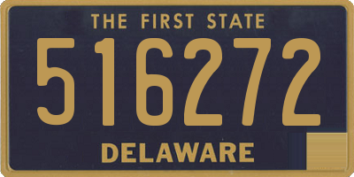 DE license plate 516272