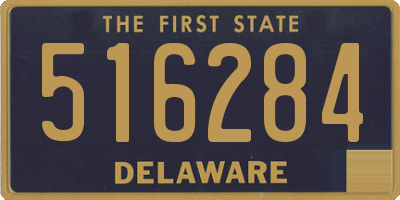 DE license plate 516284