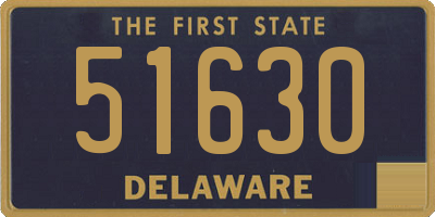 DE license plate 51630