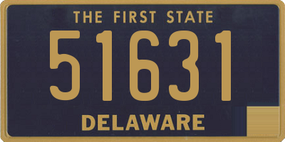 DE license plate 51631