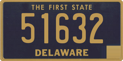 DE license plate 51632