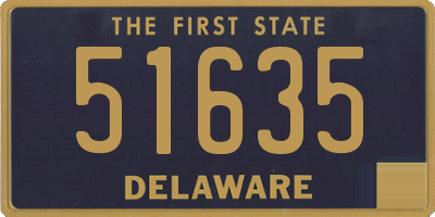 DE license plate 51635