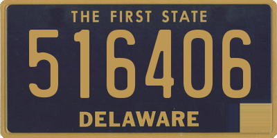 DE license plate 516406