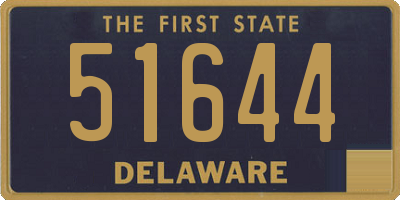 DE license plate 51644