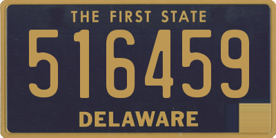 DE license plate 516459