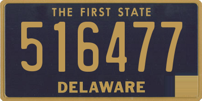 DE license plate 516477