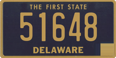 DE license plate 51648