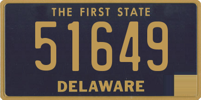 DE license plate 51649