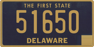 DE license plate 51650