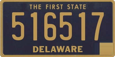 DE license plate 516517
