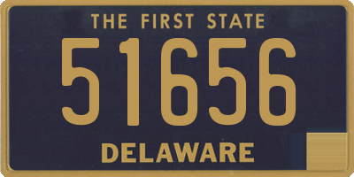 DE license plate 51656