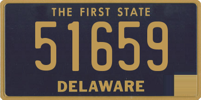 DE license plate 51659