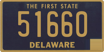 DE license plate 51660