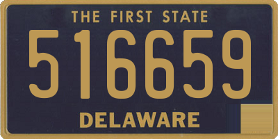 DE license plate 516659