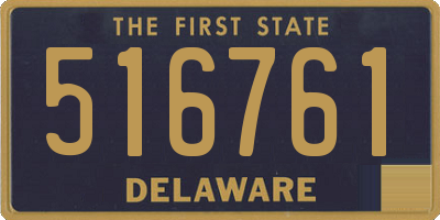 DE license plate 516761