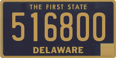 DE license plate 516800