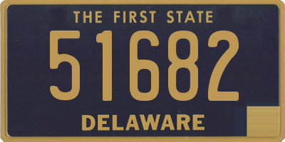 DE license plate 51682