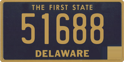 DE license plate 51688