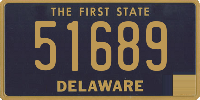 DE license plate 51689