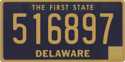 DE license plate 516897