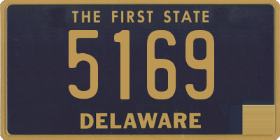 DE license plate 5169