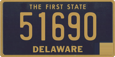 DE license plate 51690