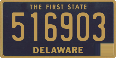DE license plate 516903
