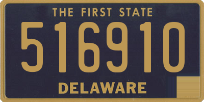 DE license plate 516910
