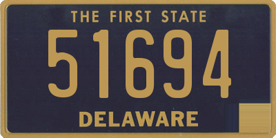 DE license plate 51694