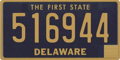 DE license plate 516944