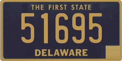 DE license plate 51695