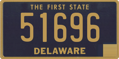 DE license plate 51696