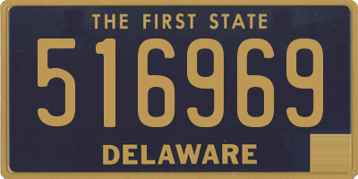 DE license plate 516969