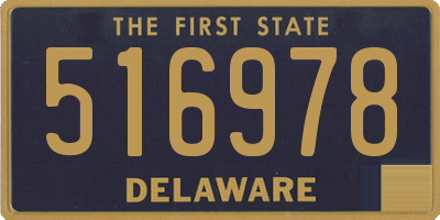 DE license plate 516978