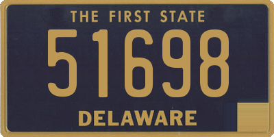 DE license plate 51698