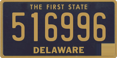 DE license plate 516996