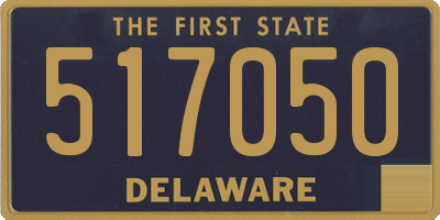 DE license plate 517050