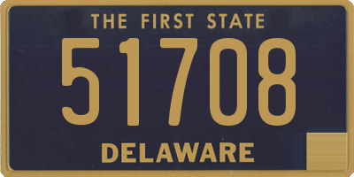 DE license plate 51708