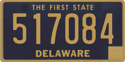 DE license plate 517084